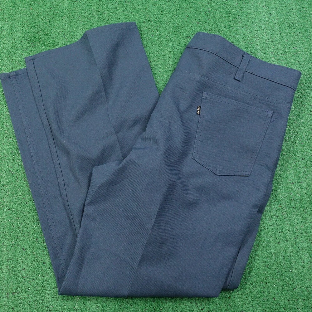 VINTAGE LEVI'S BLACK GOLD TAB‎ BLUE BOOT CUT SLACK PANTS MENS 41X30